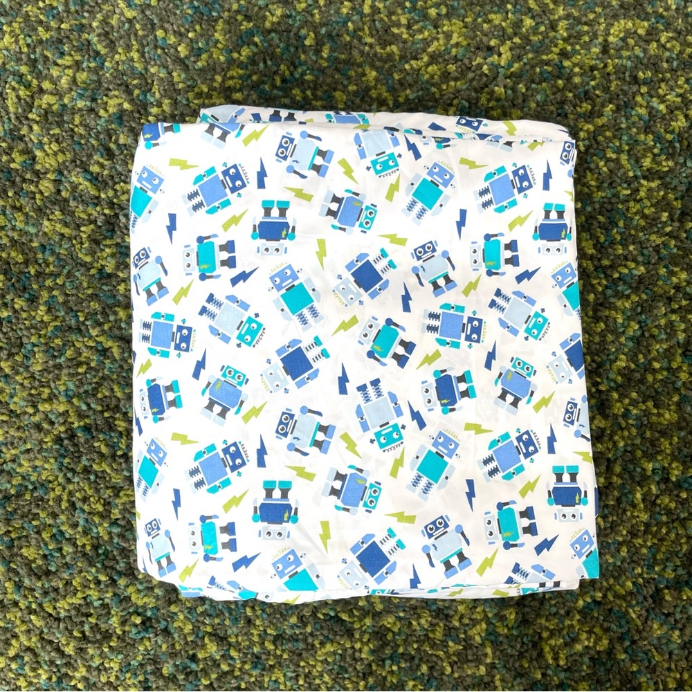 Robots Full Size Complete Kids Sheet Set